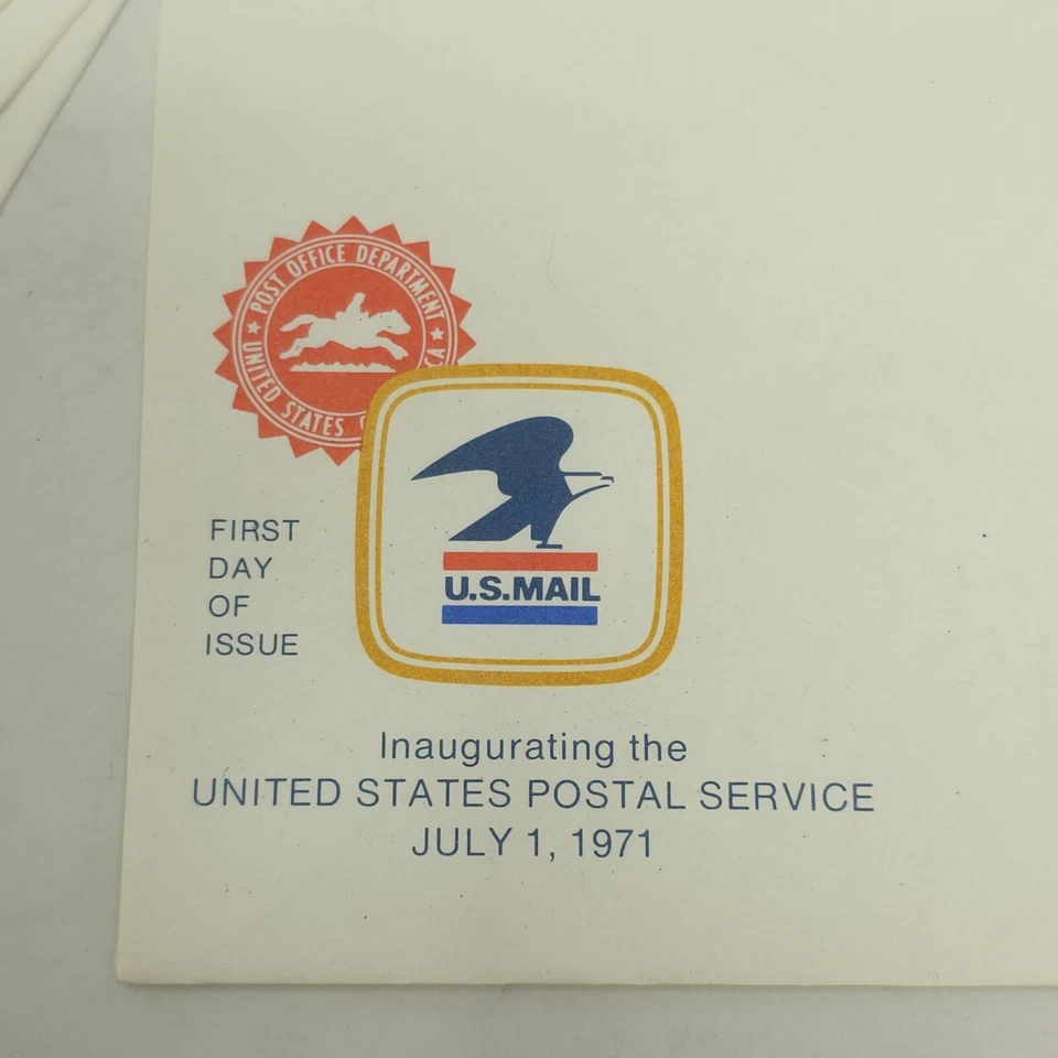 21 US First Day of Issue Inauguration of USPS Mint Envelope July 1, 1971  MNH-VF - Image 3 of 4