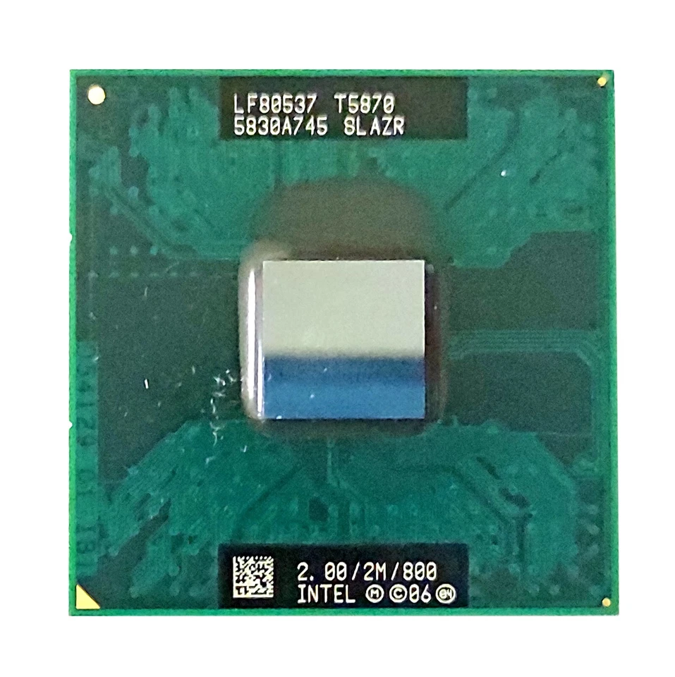 INTEL 2.00/2M/800 ● PROCESADOR Core 2 Duo ● LF80537 T5870 ● 5830A745 SLAZR - Imagen 3 de 4