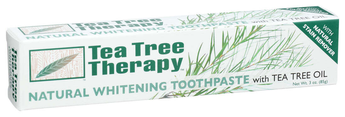 Натуральная отбеливающая зубная паста Tea Tree Therapy с маслом чайного дерева по 1 штуке на 3 унции