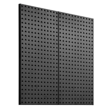 Metal Pegboard Panels 2 Pcs 24" x 12" Wall Organizer for Garage Tool Storage