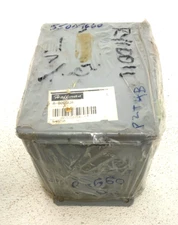 Hoffman A-8066CH Junction Enclosure Panel Mounted Hinged Steel Box 8" X 6" X 6"