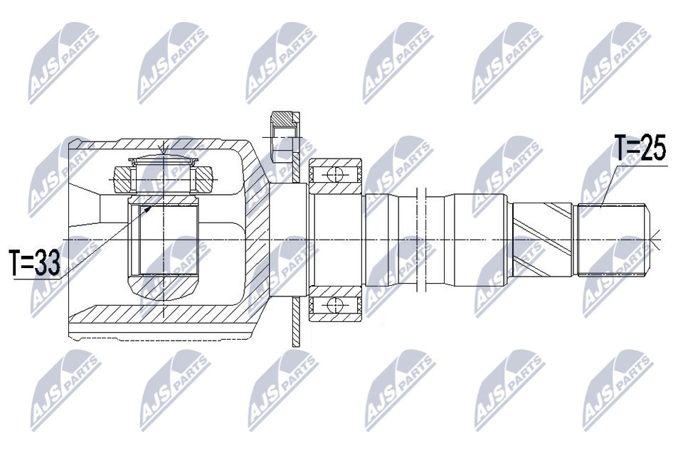 Fits NTY NPW-FT-046 Inner joint - Image 9
