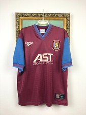 Aston Villa Home football shirt 1997 Soccer Jersey Mens Reebok Rare Hype Sz XL