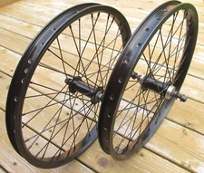 Wheel Set 20x1.75 SE BIKES RIPPER Black FlipFlop Double Walled 3/8 axle