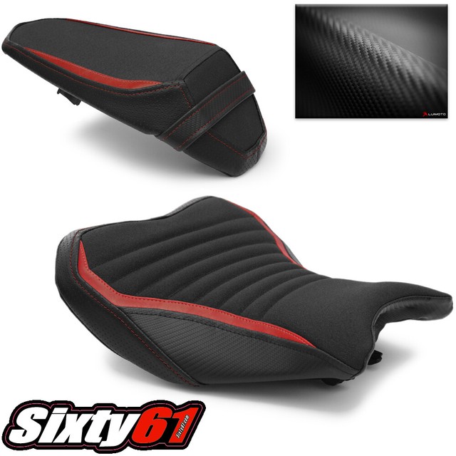 Kawasaki Z900 Seat Covers 2017 2018 2019 Luimoto Front Rear Red Black
