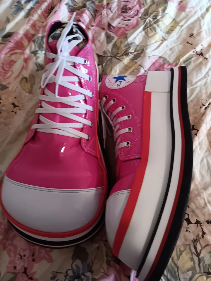 Professional Clown Shoes Costume Pink - Image 2 of 2