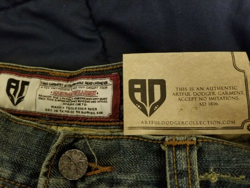 NEU Artful Dodger Bludger Vintage Denim W30 L33 Liuni Farbe RAR - Bild 3 von 4
