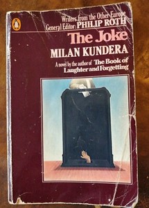 milan kundera  joke paperback book early  edition penguin philip
