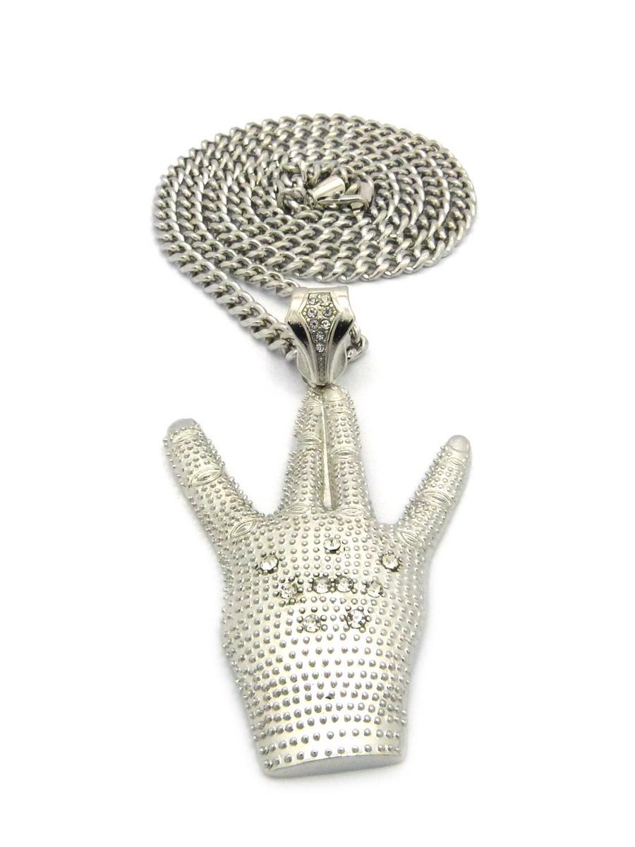 Hip Hop 2 Pac West Side Hand Pendant 6mm 36