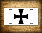 WWI German Vehicle Identification Cross License Plate WW1 Military Auto Tag