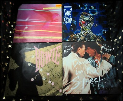 DAVID BOWIE * 5 TOP Singles ua. UNDERGROUND * BLUE JEAN * LET`S DANCE