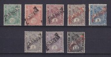 ETHIOPIA AROUND 1900, PRIVATE ISSUE (?), SET OF 8, MLH