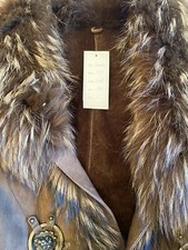 Ladies Leather Shearling Jacket