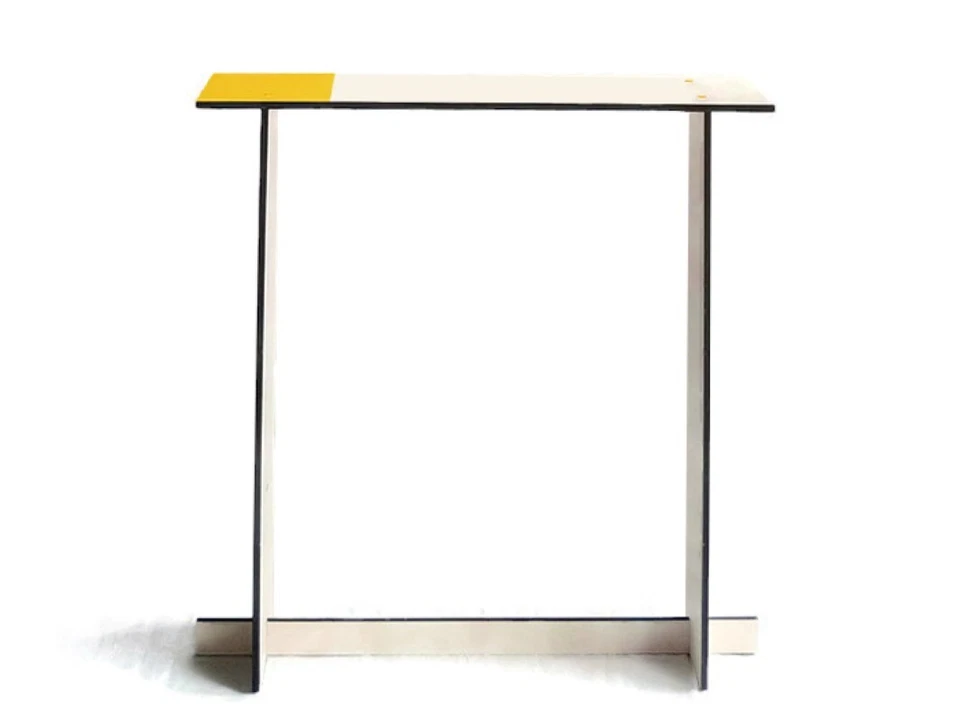 Narrow Catch-All Laser Cut Wood Console Table for Entry and Living Room Slim - Image 2 of 4