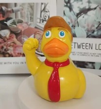 4 President Donald Trump Rubber Duck Style Resin Collectible Duck, Ear Patch