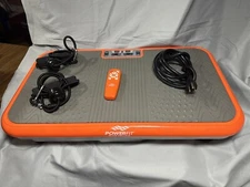 Powerfit Elite ETF012C Vibration Board Exercise Platform Resistance Bands Remote