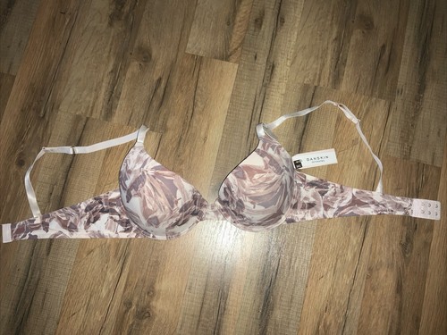 DANSKIN Intimates LAVENDER BOTANICAL Push Up Soft Lift Bra Lined NWT 36C
