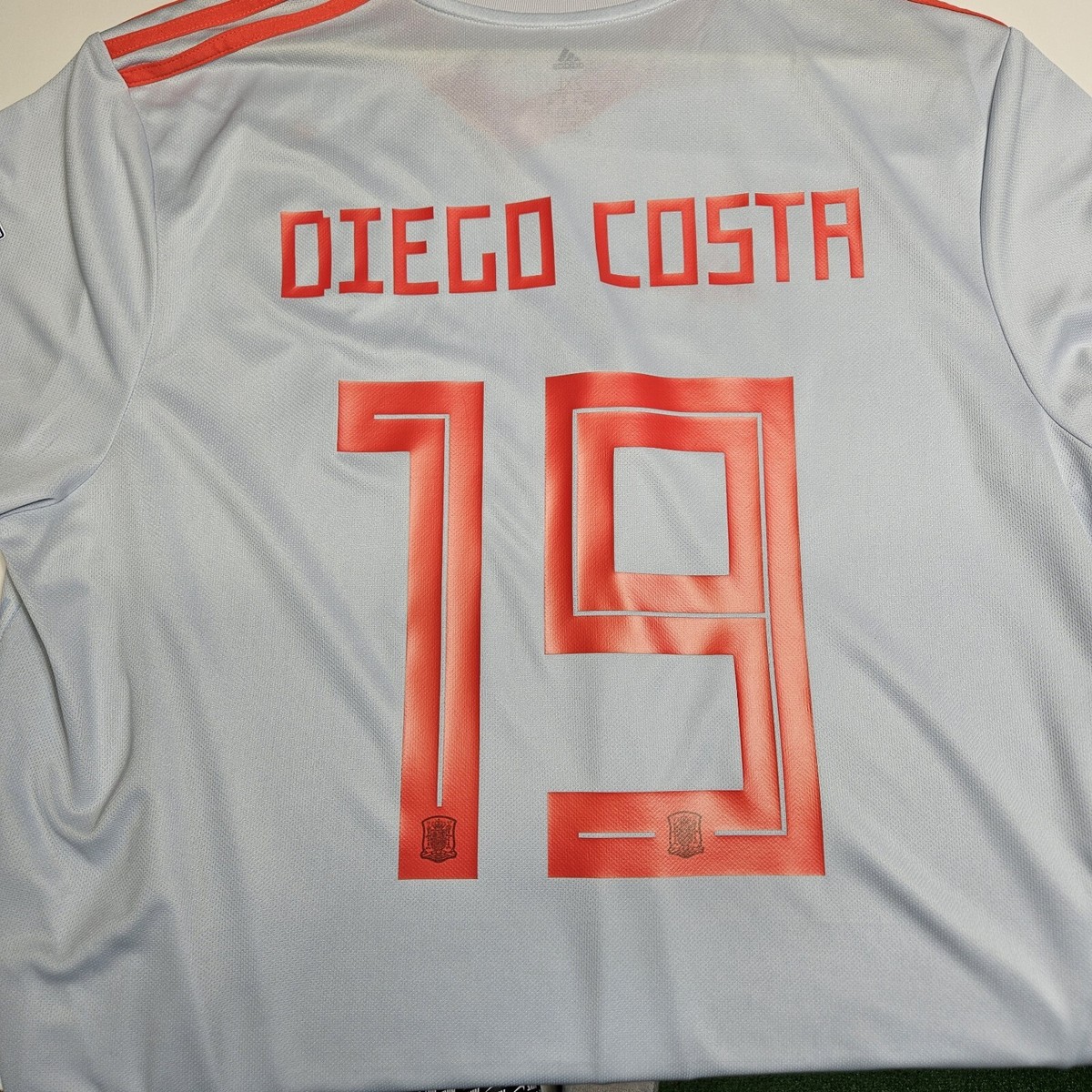 🇪🇸Adidas Spain Diego Costa#19 2018 Russia World Cup Away Jersey