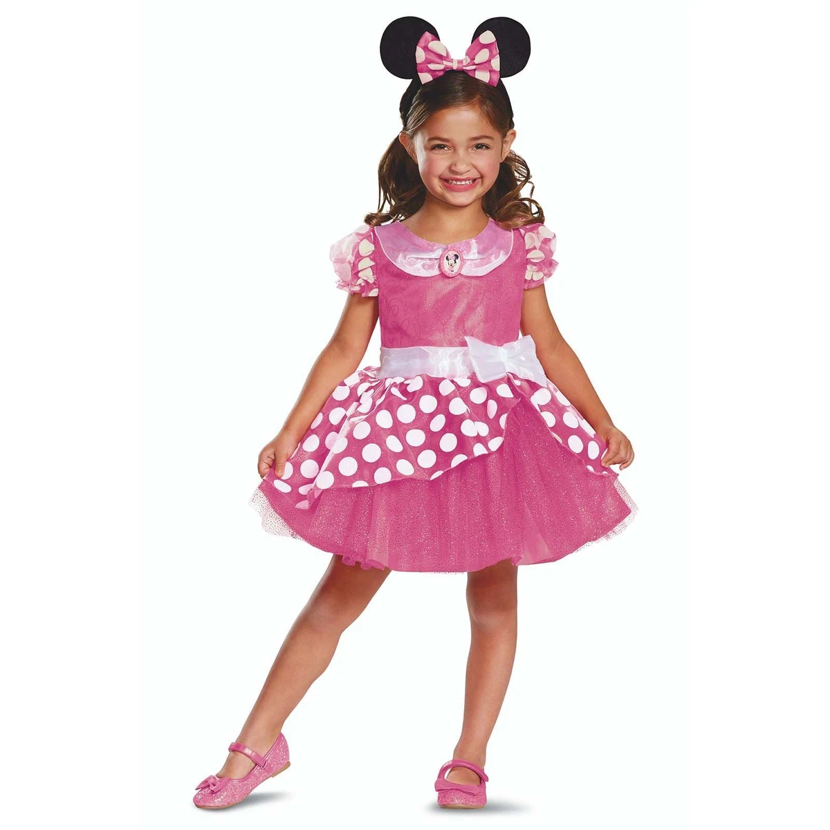 Girl's Deluxe Disney Minnie Mouse Costume 