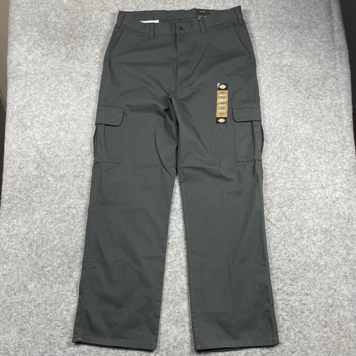 Dickies Cargo Pants Men’s 36x34 Blue Loose Fit Straight Leg Utility Workwear NWT