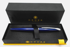 Cross ATX Translucent Blue Lacquer Ballpoint Pen 885-37 - Open Box