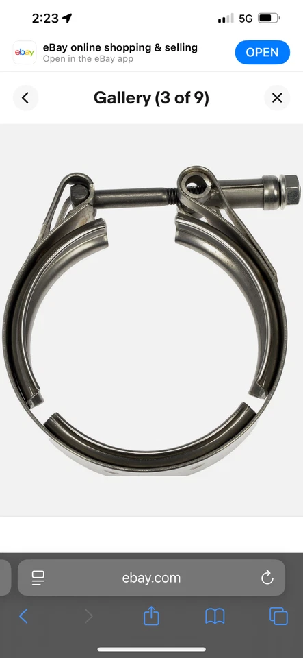 Dorman 903-301 Exhaust Pipe Clamp For Select 12-20 Ford Lincoln Models - Image 2 of 4