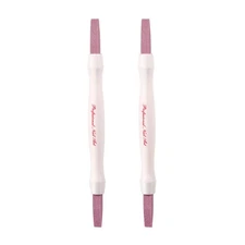 2 Pcs Manicure Scrub Buffing Tool Nail Polished Pen Dead Skin Remover