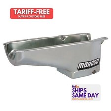 Moroso 20182 One Zinc Steel Sbc Oil Pan - 1pc. Seal Performance Racing Parts