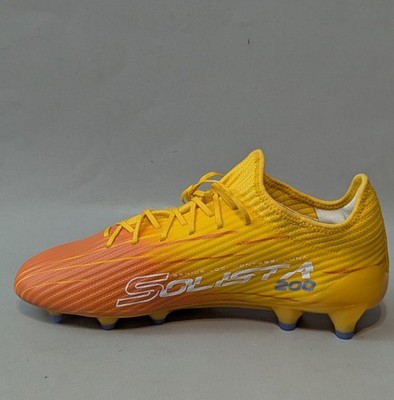 Lotto Solista 200 IX FG Soccer Cleats Mens 9 Ray Yellow Orange