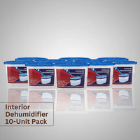 10 X 500 ML DEHUMIDIFIER INTERIOR DAMP MOISTURE MOULD MILDEW REMOVER TRAP
