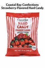 Strawberry Hard Candy 2-Pack Coastal Bay Confections 12 oz Bags