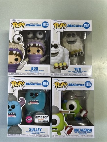 Funko Pop! Vinyl Disney Pixar MONSTERS 4/5 Collection Lot