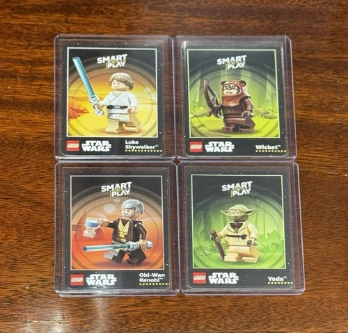 LEGO Star Wars Promo Trading Cards Set Yoda Luke Skywalker Obi-Wan Kenobi Wicket