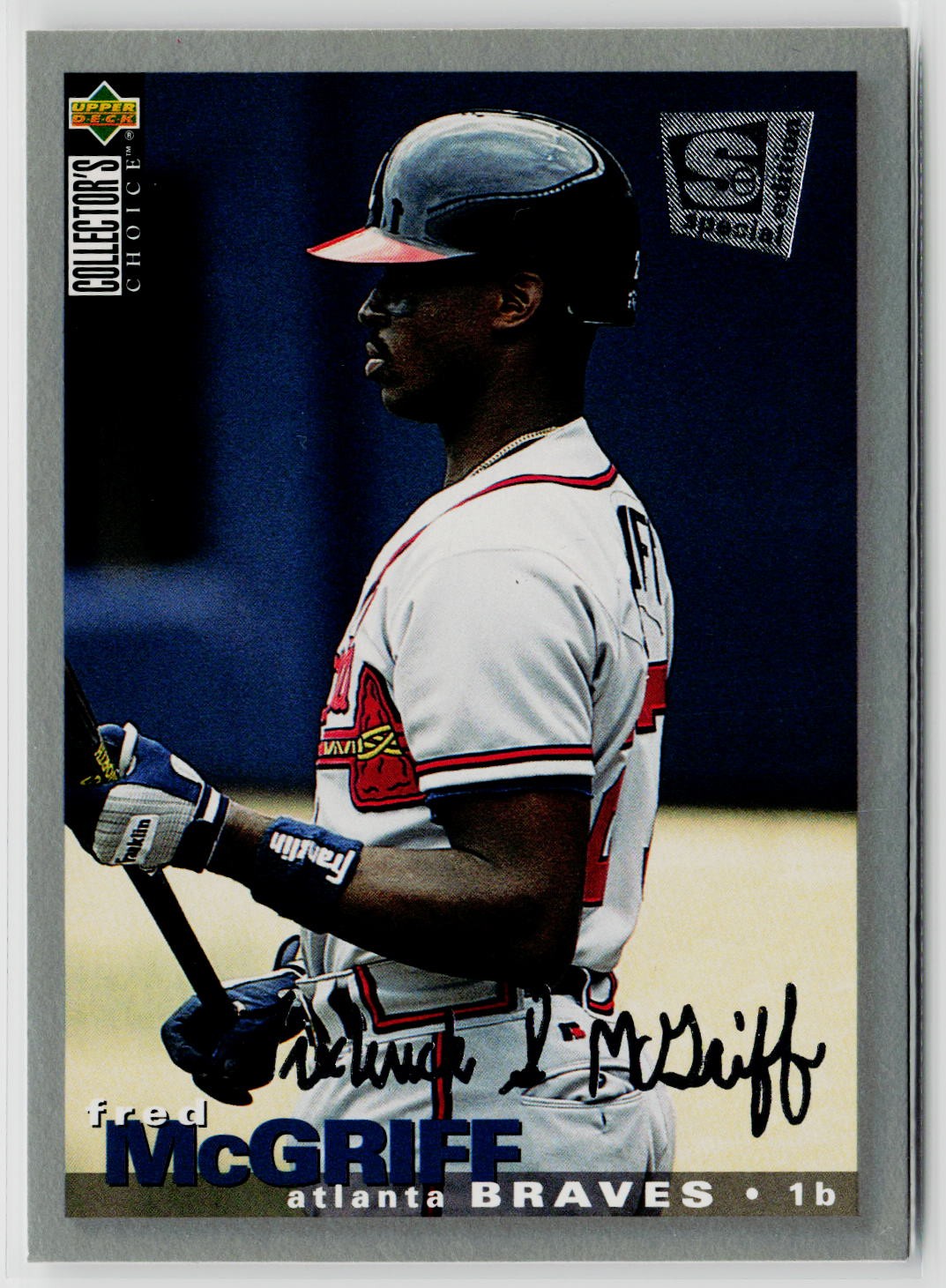 1995 Collector's Choice SE Fred McGriff Silver Signature