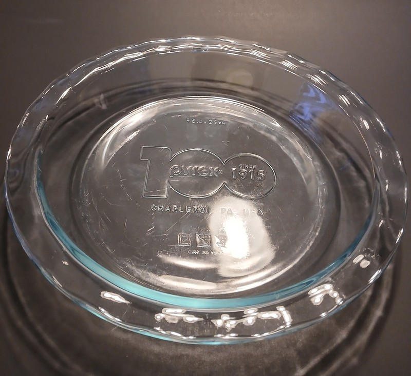 Limited Edition Pyrex 100 Anniversary Commerative Pie Plate