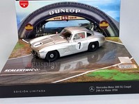 Slot Car Scalextric U10568S300 - Mercedes-Benz 300 Sl Coupé #7 24H. Le Mans 1956