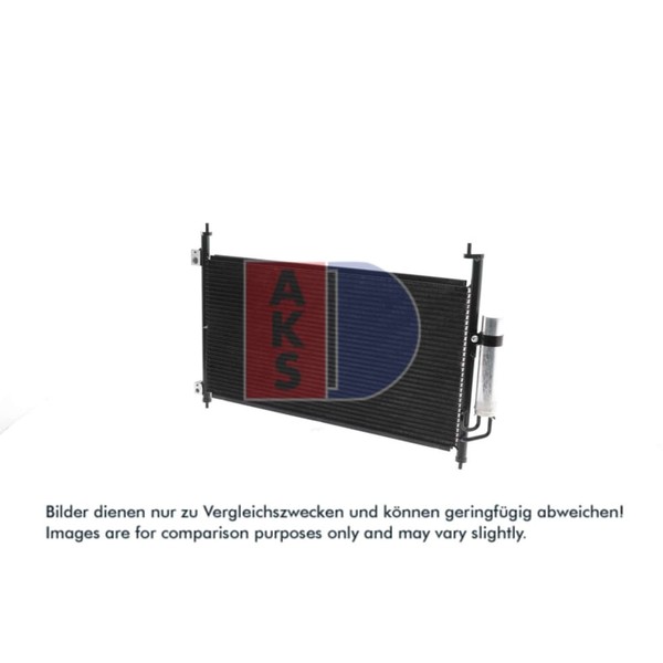 Kondensator Klimaanlage AKS Dasis 102022N FüR Honda Civic Viii Hatchback-image