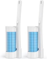 Disposable Toilet Brush 2 Pack- Toilet Bowl Cleaner, Toilet Bowl Brush, Each Toi