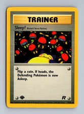 Sleep! Team Rocket 79/82 1st Edition LP Pokemon 2000 on eBay