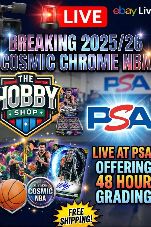 LIVE FROM PSA *  COSMIC BASKETBALL * 48 HOUR PSA GRADING