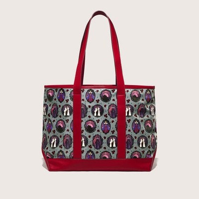 Stoney Clover Lane Disney Villains A Bunch of Bad Apples Tote NWT