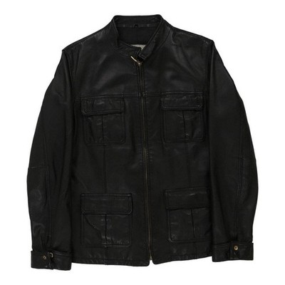 Conbipel Leather Jacket - Small Black Leather