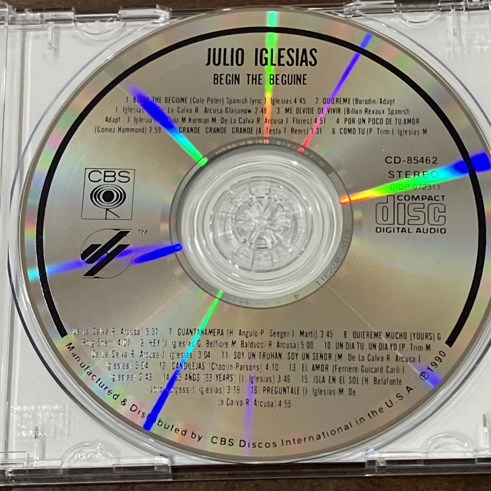 Hey by Julio Iglesias (CD, 1991) - Image 3 of 4