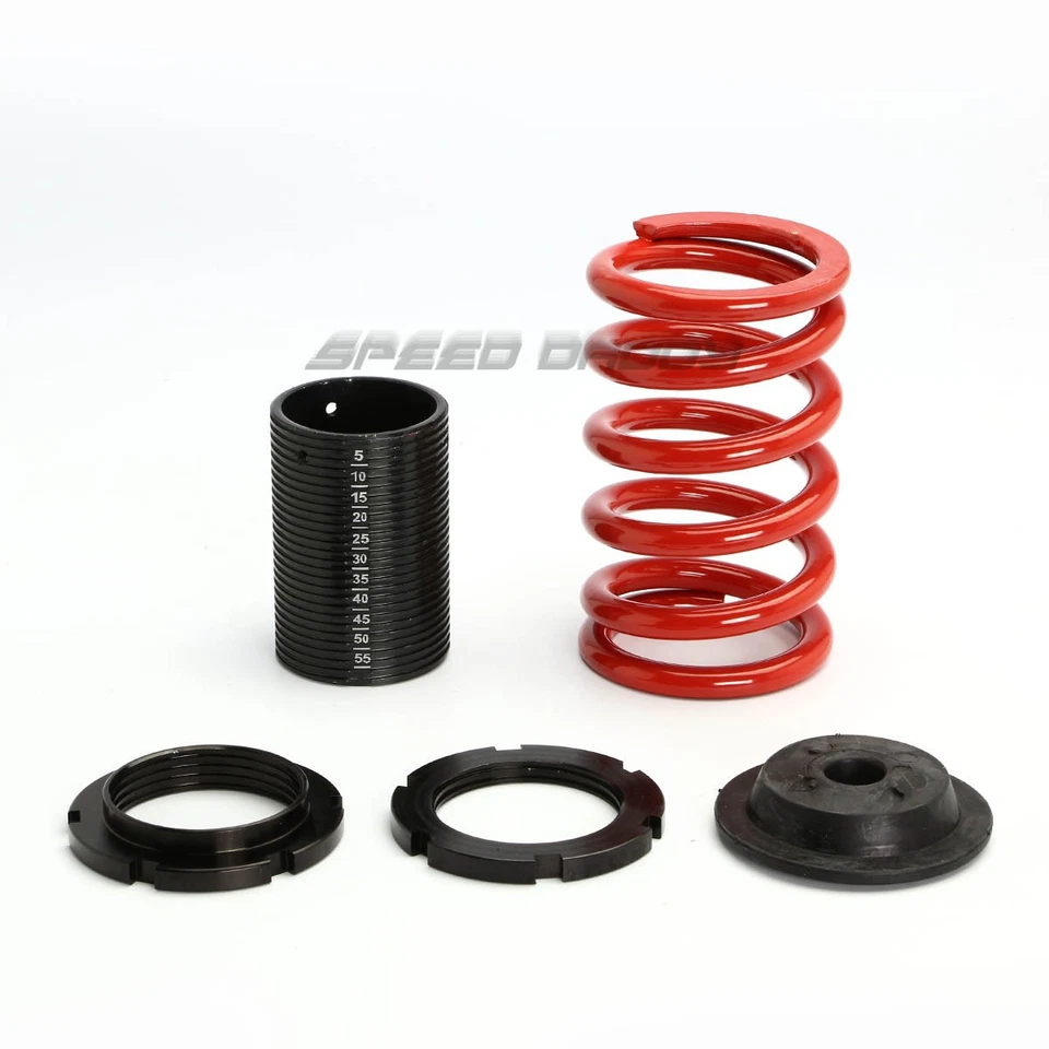 ДЛЯ 01-05 HONDA CIVIC EM КРАСНЫЙ 1-3 «РЕГУЛИРУЕМЫЙ КОЙЛОВЕР ПОДВЕСКИ ЗАНИЖЕНИЯ ПРУЖИНЫ - Изображение 4 из 4