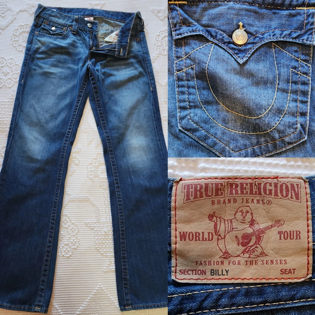 True Religion Billy Men's 33 in Inseam Jeans for sale | eBay