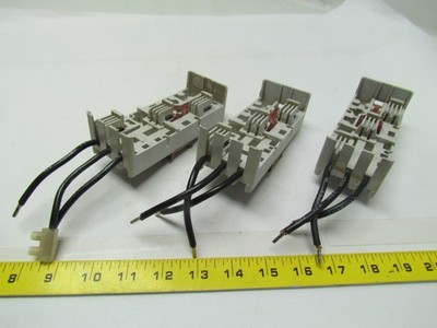 Wohner 22-0319 Bus Bar adapter din rail mount 5-3/8'' OAL 2-1/8''Wide Lot of 3