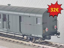 REE MODELES VB-329 Fourgon OCEM 32 Est feux fonct. 1500V EpIII SNCF HO #72