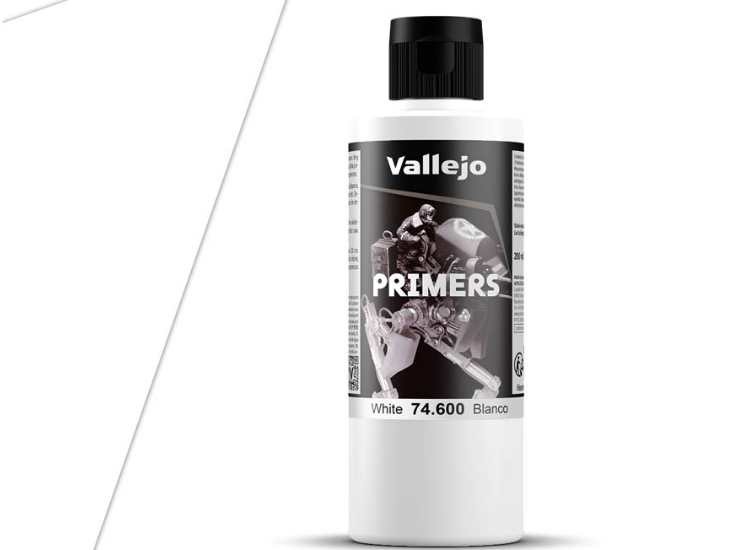 Vallejo VA74600 200ml - Acrylic Polyurethane - Primer White