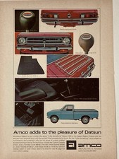 Camión Datsun Little Something 1200 1971 anuncio impreso accesorios Nissan AMCO
