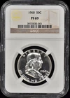 1960 Proof Franklin Half Dollar 50c NGC PF69 (PR69) Clean Coin!
